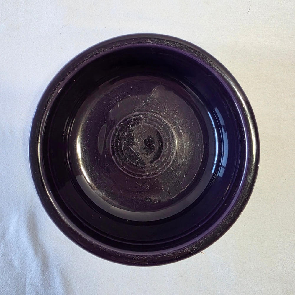 Vintage Fiesta Plum 7" Cereal Bowl Homer Laughlin USA Purple‎ 1990s